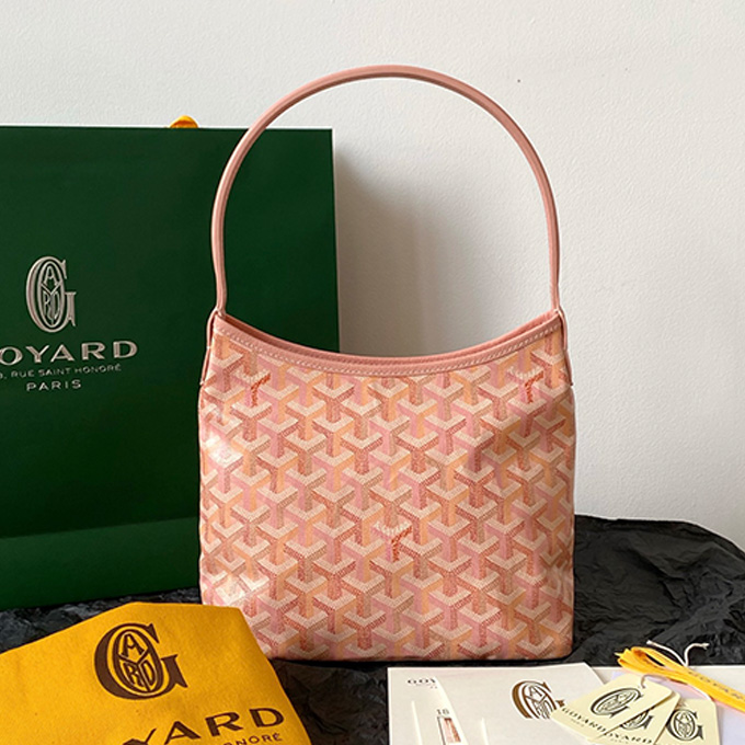 goyard hobo mini zipper closure casual shoulder tote bag